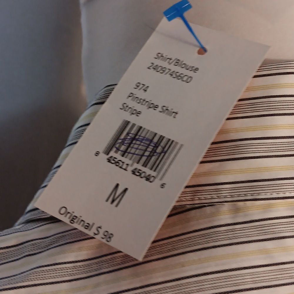 Cabi Pin Striped Button-Up Shirt - Picture 5 of 8